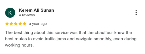 Boston Executive Limo Service. Google reviews
